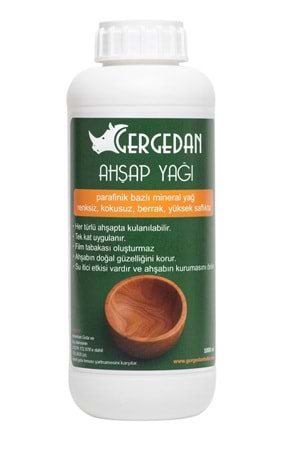 GERGEDAN AHŞAP BAKIM YAĞI - 1 litre